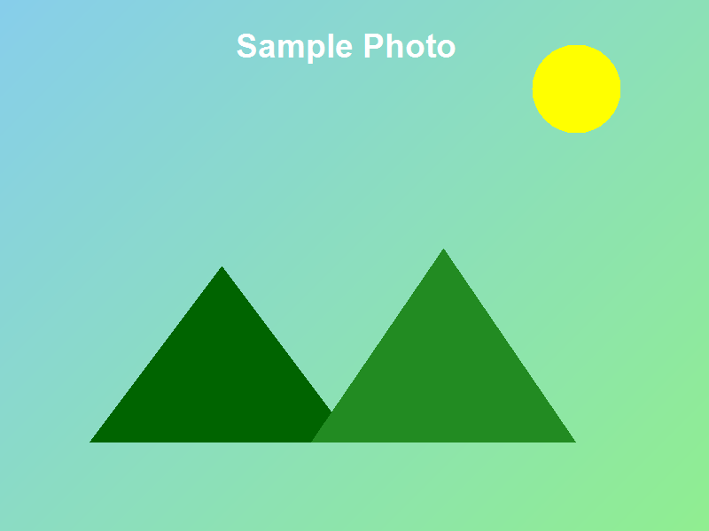 Sample landscape